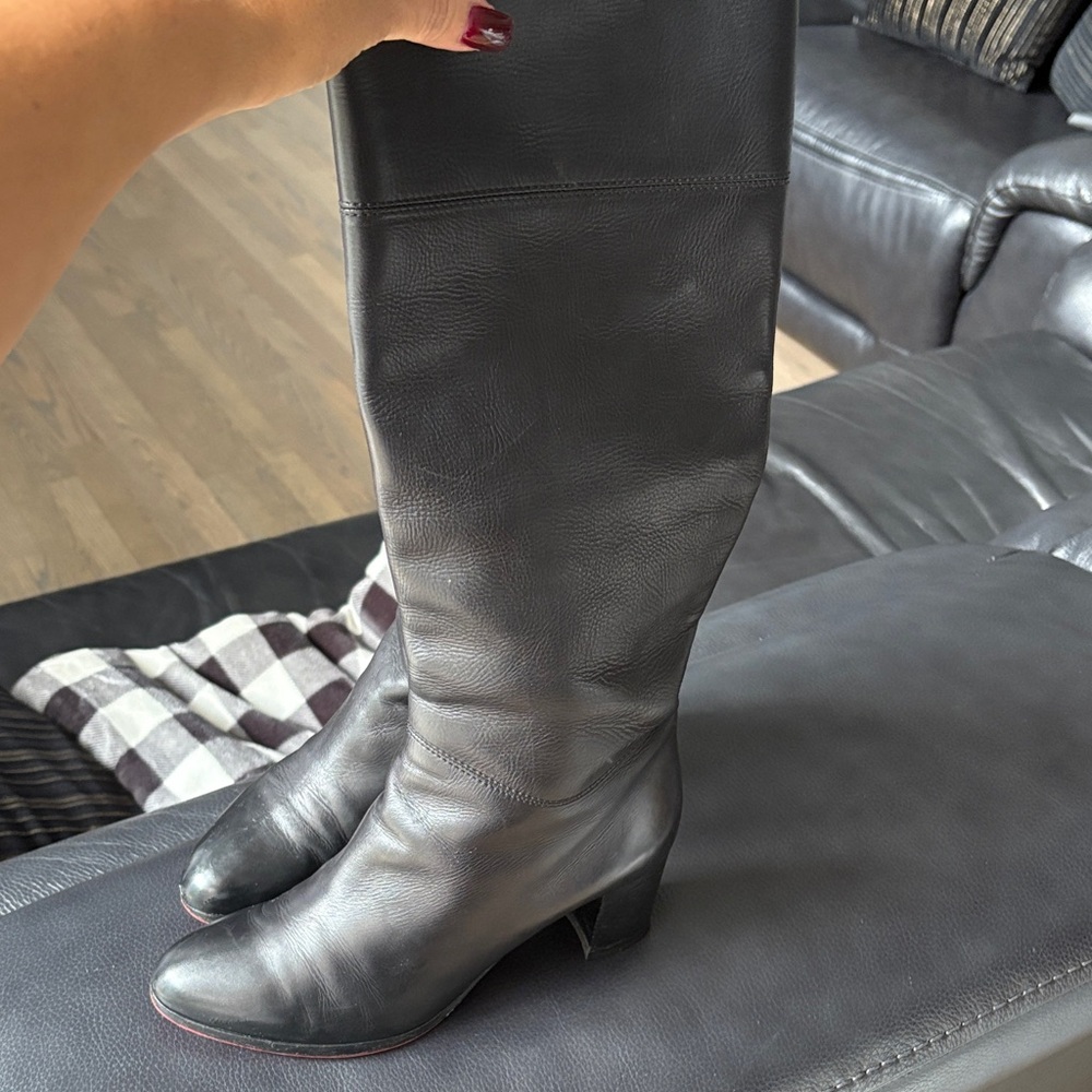 Christian Louboutin Black Heeled Boots - Picture 9 of 16